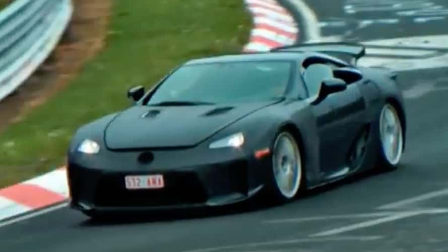 Así arrasó el Lexus LFA en Nürburgring, antes de convertirse en leyenda