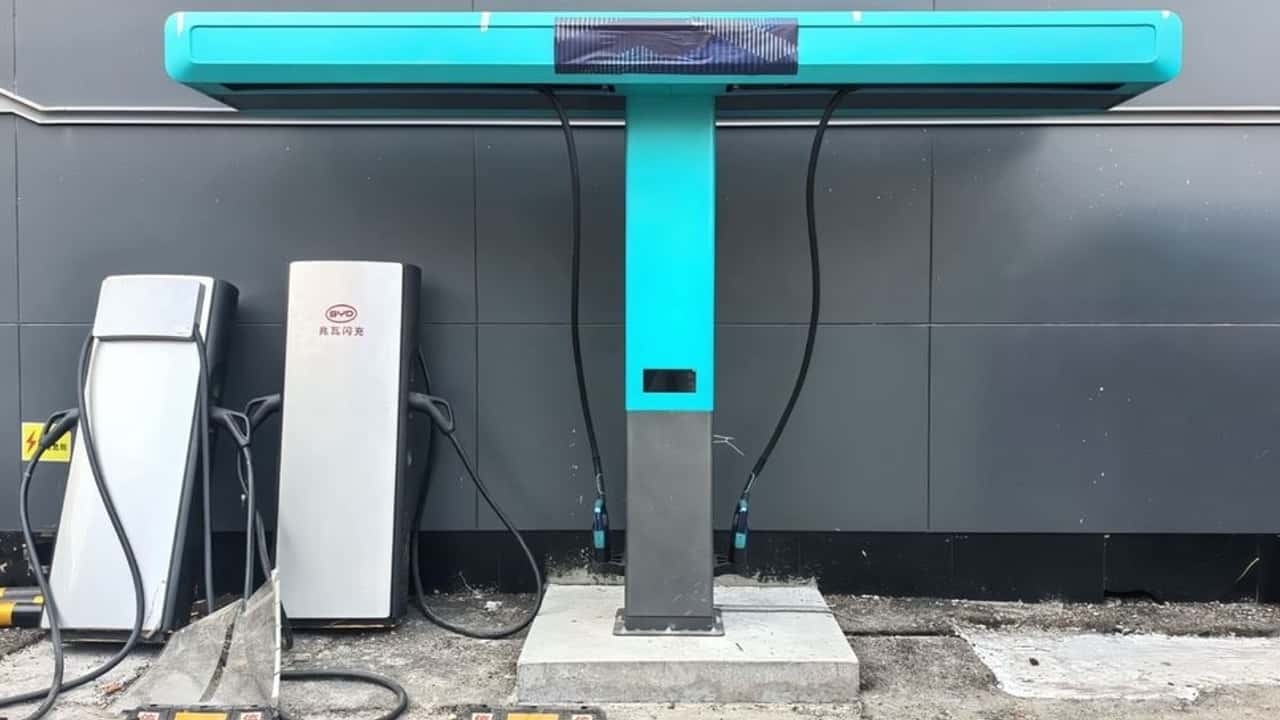 BYD produit enfin des bornes de recharge à 2 km par seconde