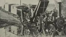 Gli albori della trebbiatura meccanica