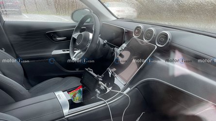 2023 Mercedes GLC Coupe Spied In Germany With Exposed Interior
