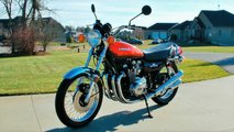 1973 Kawasaki Z1 900 - Front Left Angle View