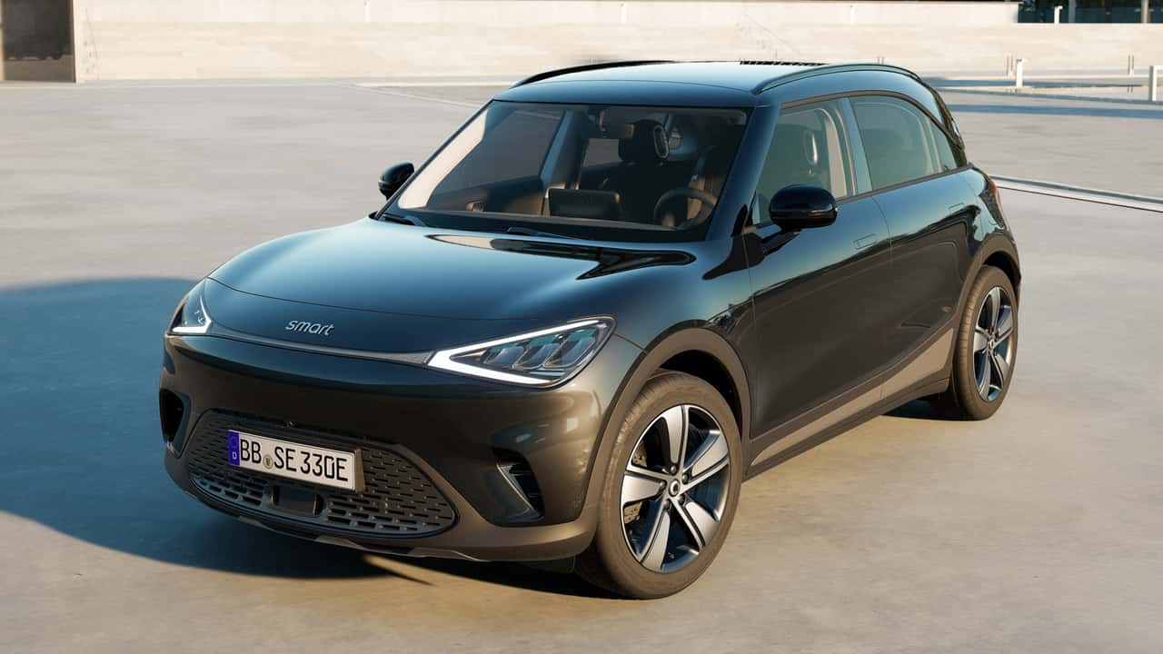 Smart #1 Pure+ (2024): Ansicht von vorne oben