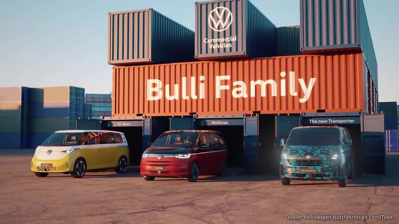 Volkswagen e-Transporter ve e-Caravelle İlk Görseller