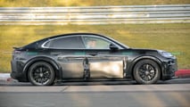 Porsche Cayenne Coupé EV (2027) Prototyp auf der Nordschleife
