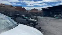 L'incendio nella concessionaria Tesla a Roma