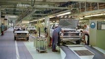 Production de la VW Polo 1 à Wolfsburg dans les années 1970