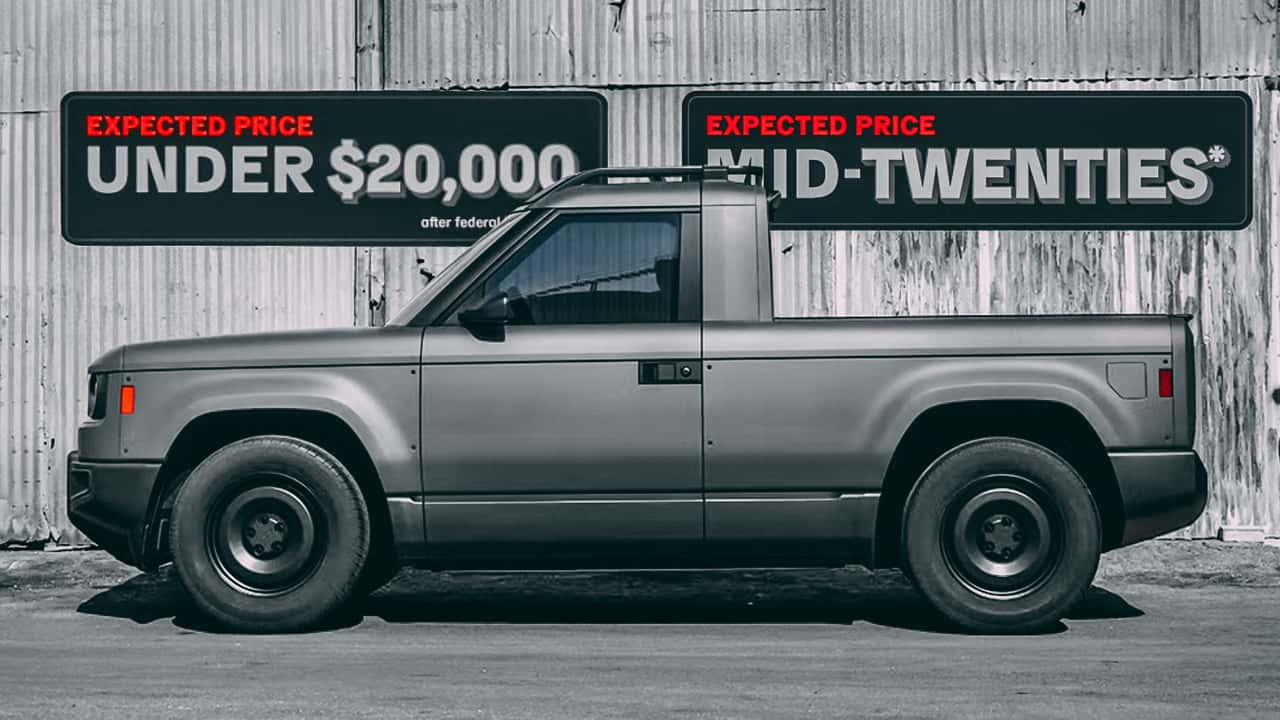 Slate Truck No Longer Under $20,000