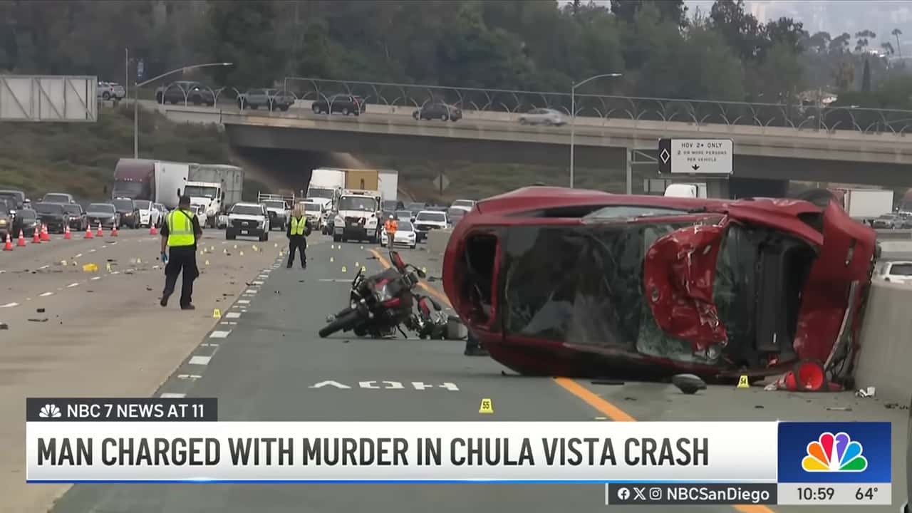 Man Charged With Murder Over Ramming Motorcyclist With Tesla