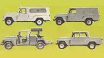 Spezialkarosserien für den Willys Pick-up (1966)