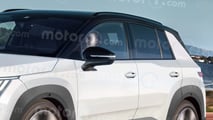 Skoda Epiq 2026, render Motor1.com