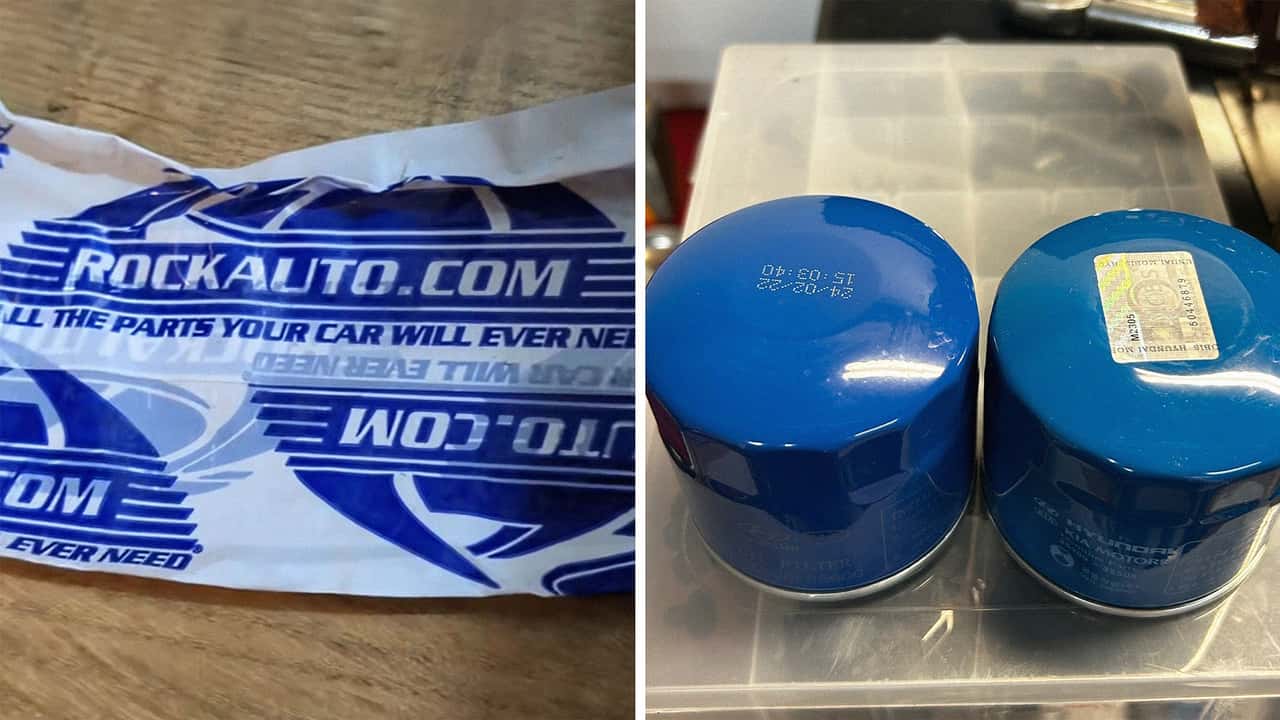 Man says he caught Rock Auto selling fake OEM Hyundai oil filters. Here's how to check yours is legit