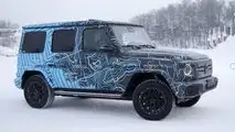 Mercedes-Benz EQG Side View Spy Photo