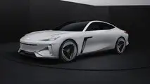 Geely Galaxy Light BEV Concept exterior front three-quarter view