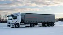 Il viaggio di 3.000 km del Mercedes eActros 300
