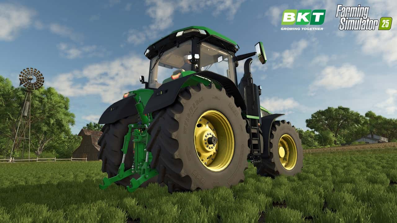 BKT: gomme trattore dentro Farming Simulator 2025