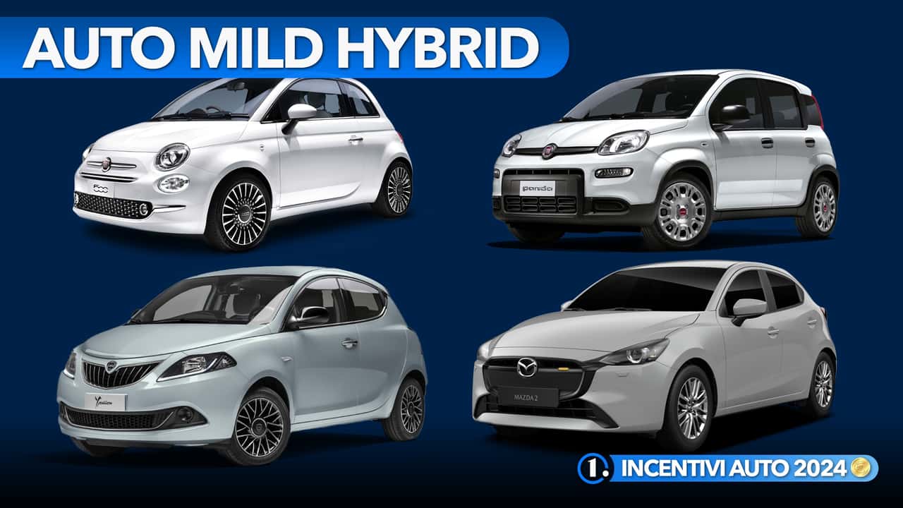 Le 10 auto mild hybrid più economiche del 2024