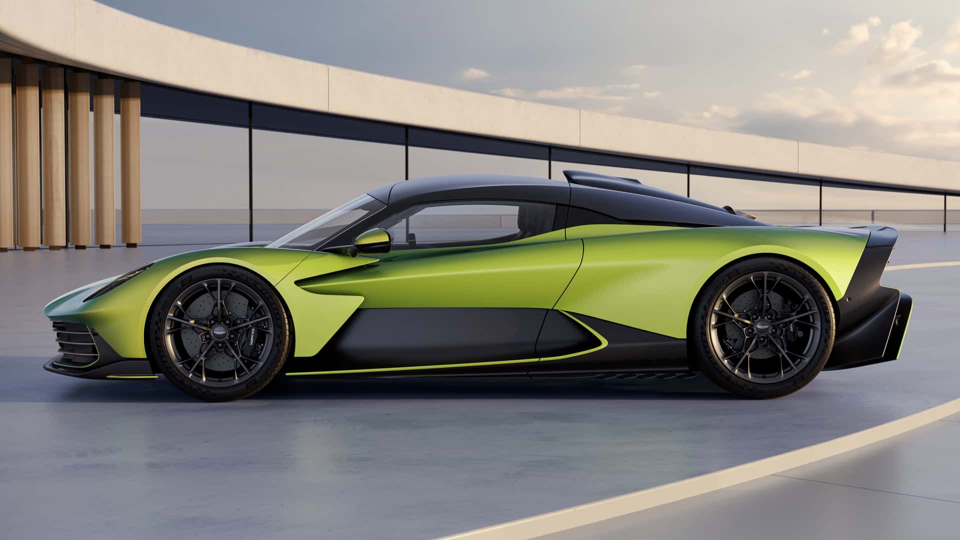 Aston Martin Valhalla V8 Hybrid Supercar Landet Mit 1 079 PS