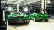 Lamborghini Countach y Revuelto se reúnen en la fábrica