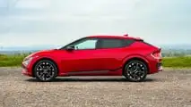 2025 Kia EV6 GT-Line European Spec Photos, Runaway Red