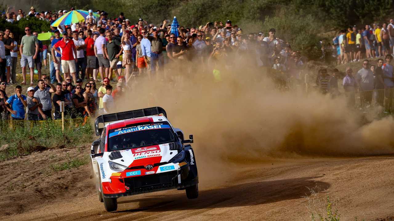 Il Toyota Gazoo racing team al Rally di Sardegna 2022