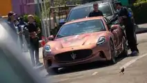 Maserati GranTurismo Folgore, fotos espía en Pebble Beach