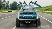 Offroad-Monster mit sechs Rädern