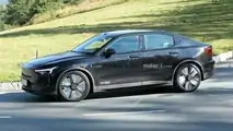Polestar 2 facelift spy photo