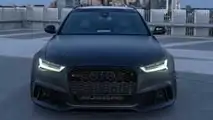 Tuned Audi RS6 Avant In Satin Black Finish 