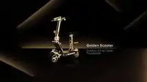 Caviar Thunderball: uno scooter elettrico dorato che va a 100 km/h
