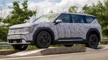 Kia EV9, le immagini ufficiali dei test sul SUV elettrico