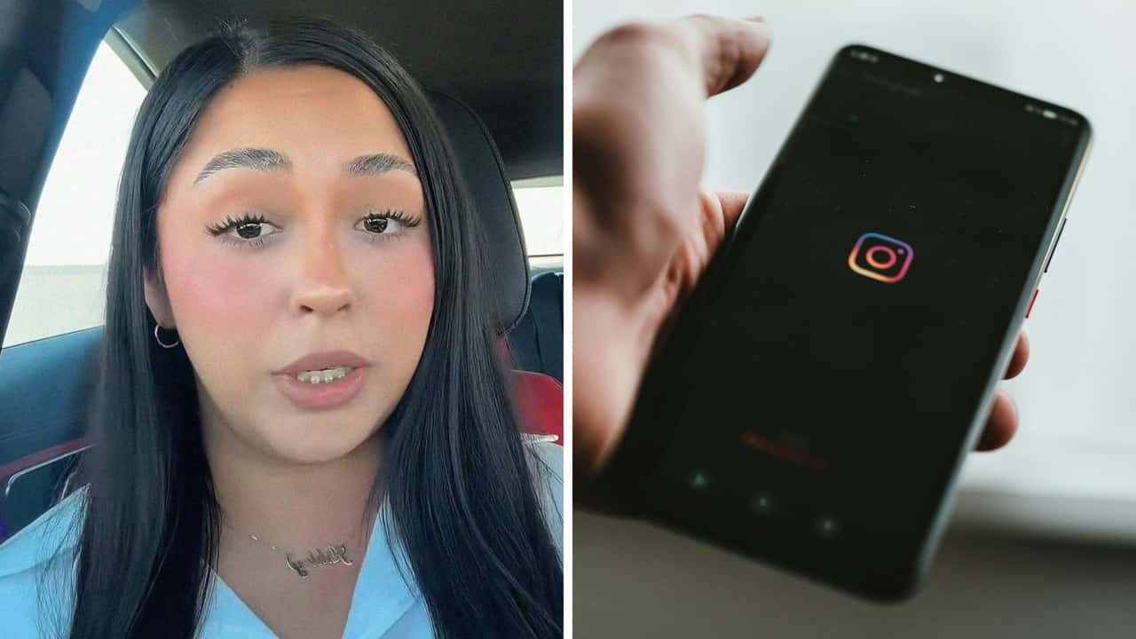 Sales woman checks her Instagram stories. Then she catches her client in 4K with another car dealership