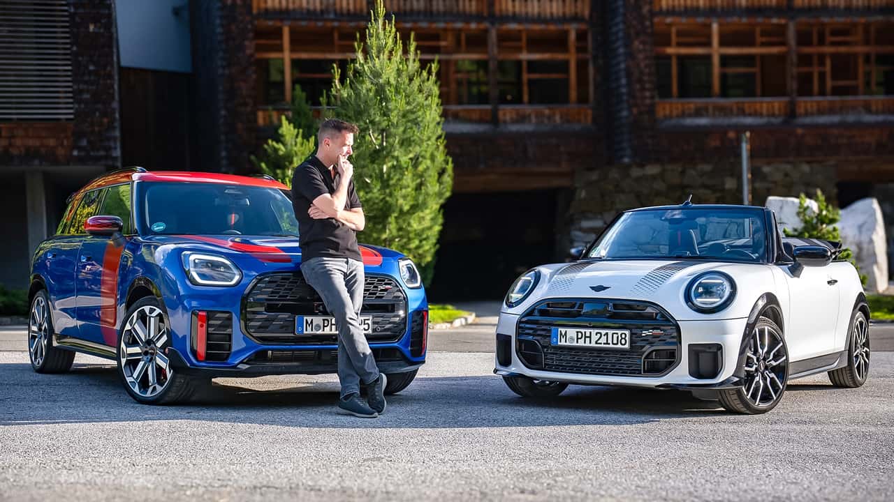 Mini Cooper S Cabrio (2026) und Mini Countryman John Cooper Works (2026)