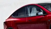 Extensor de alcance Tesla Model Y (2027), a renderização do Motor1.com