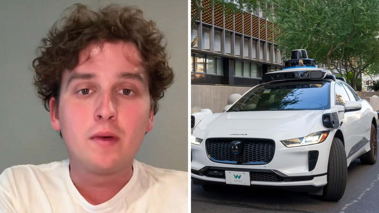 Man gets in Waymo. Then the self-driving car gets pulled over