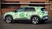 Versão da série VW ID Cross disfarçada em fotos de fábrica (2026)