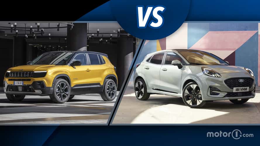 Jeep Avenger vs Ford Puma, duello tra crossover ibridi ed elettrici