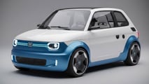 Fiat 126, il render di un'ipotetica versione moderna