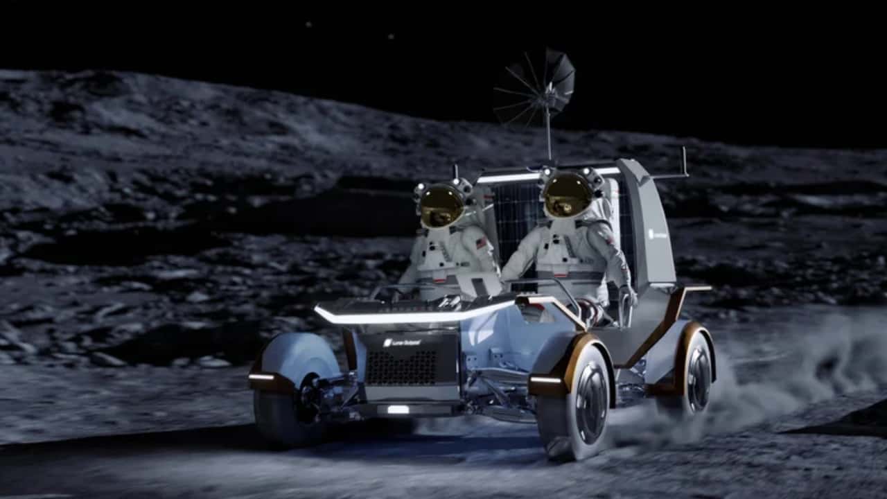 Lunar Outpost's Rendering Of Its Proposed Lunar Rover