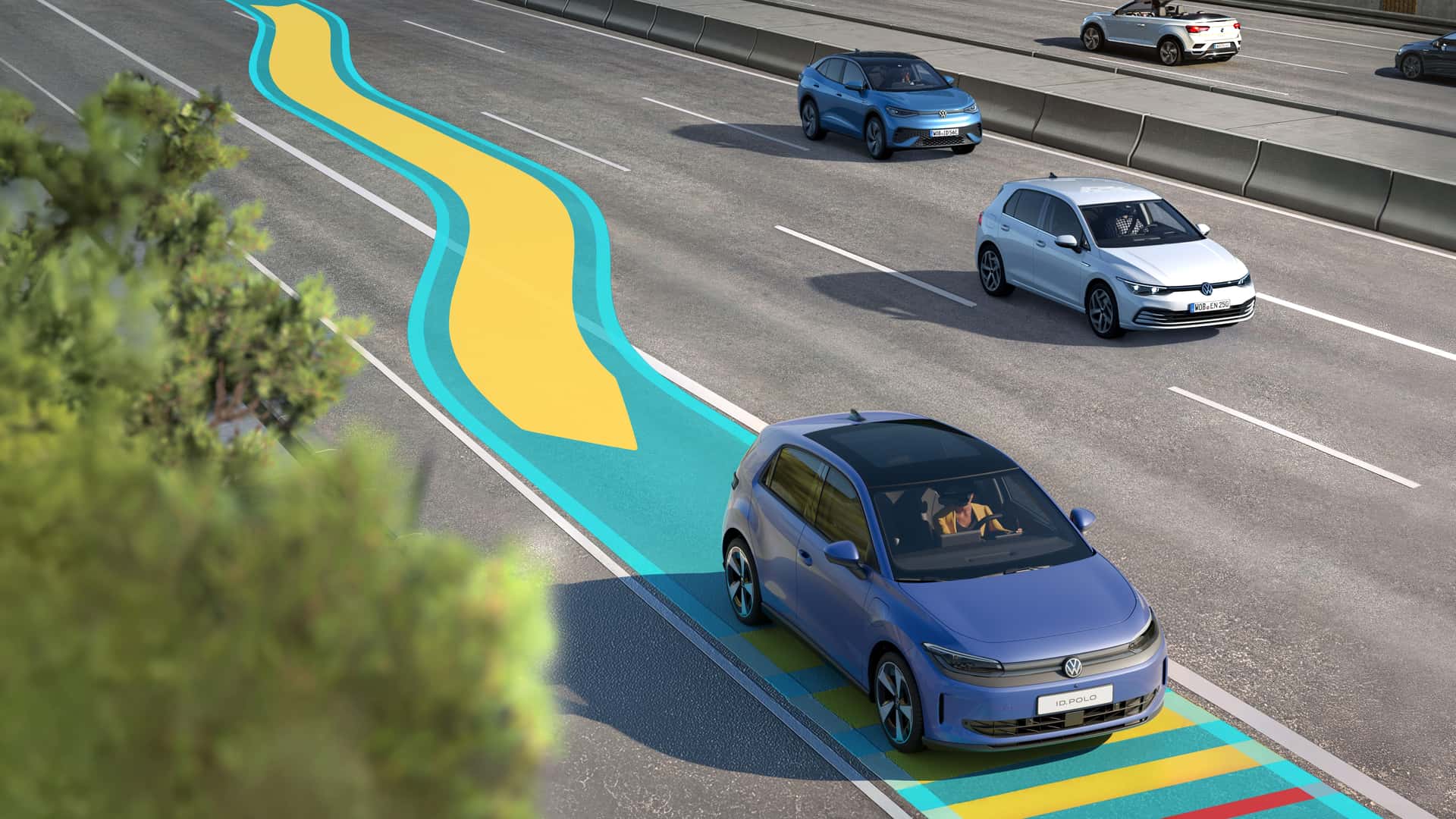 Volkswagen Mejora la Seguridad de sus Modelos Eléctricos y de Combustión con la Nueva Tecnología IQ.Drive