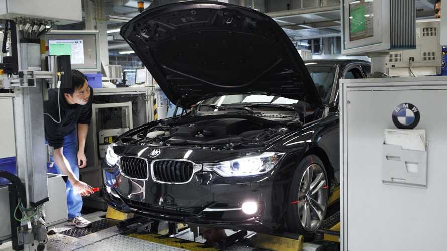 2012 BMW F30 3-Series production at Munich plant 28.10.2011