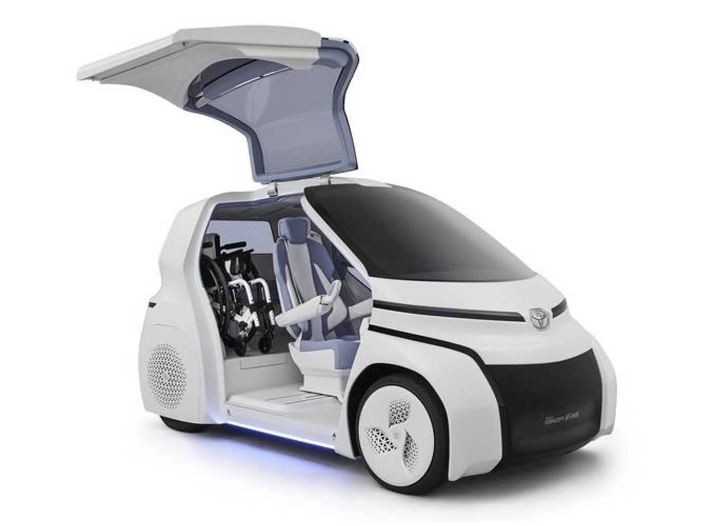 Toyota Concept I Ride Heading To Tokyo With Gullwing Doors