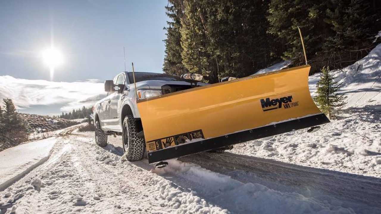 2018 Nissan Titan XD Takes On Winter With Snow Plow Pack