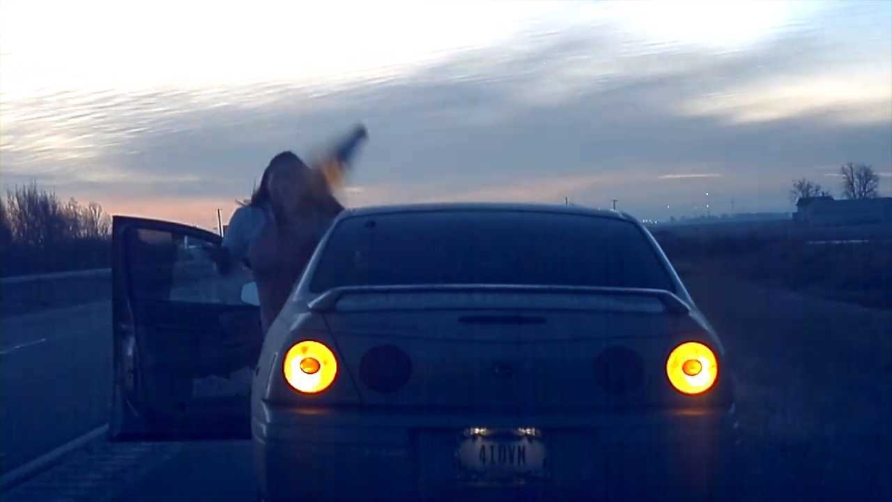 Hit By A Car And A Bottle: The Weirdest Hit And Run Ever Recorded By TeslaCam
