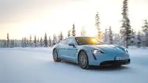 2020 Porsche Taycan 4S: Ice Driving