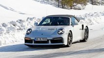 Porsche 911 Turbo S Convertible Production Model Spied
