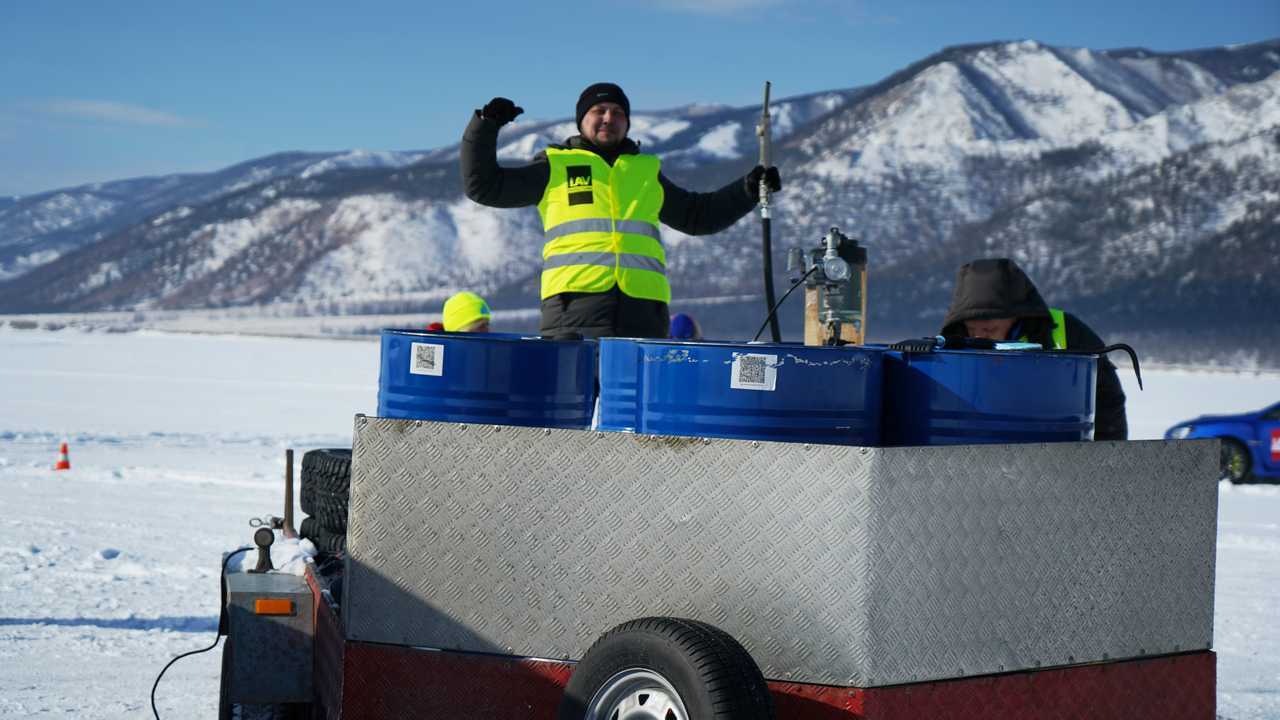 Дни скорости на льду Байкала