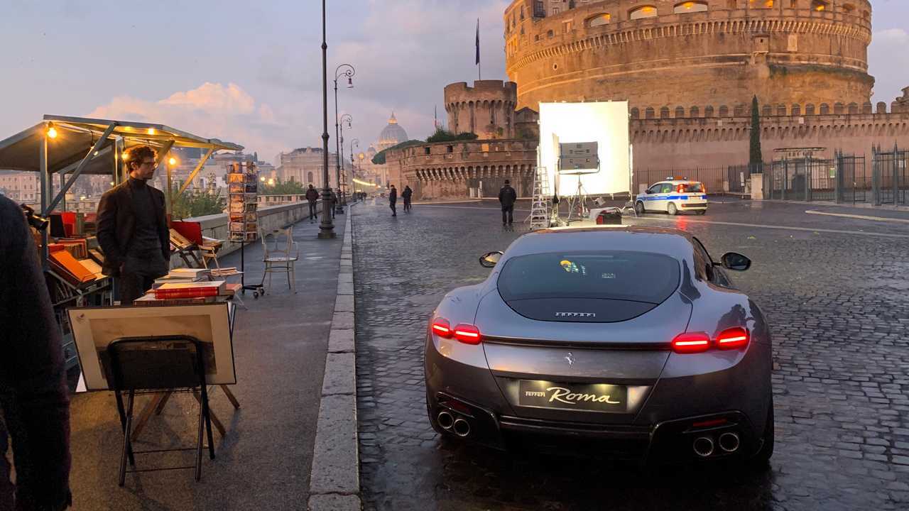 Ferrari Roma, il backstage