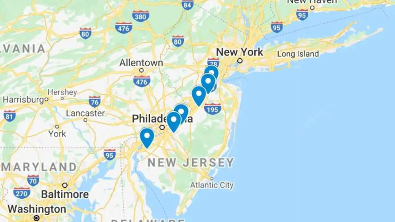 Map Of Nj Turnpike Tesla To Install V3 Superchargers On New Jersey Turnpike