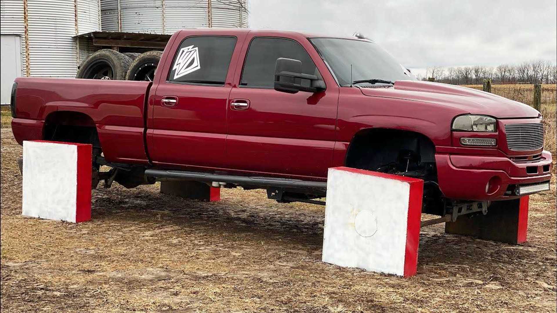 GMC Truck With Square Wheels Tested In The Name Of… Science?