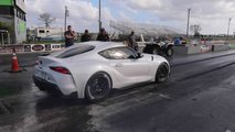 Toyota Supra Failed Drag Racing Video